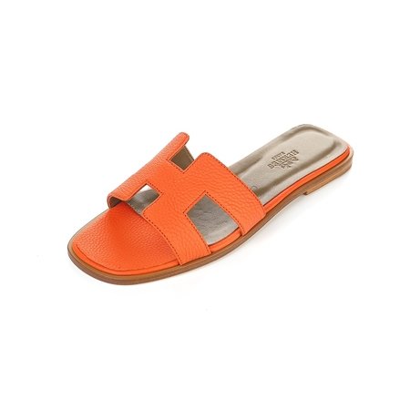 Hermes Lychee slippers