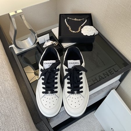 Chanel calfskin sneakers