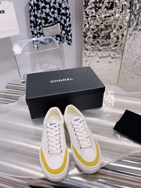 Chanel canvas shoes