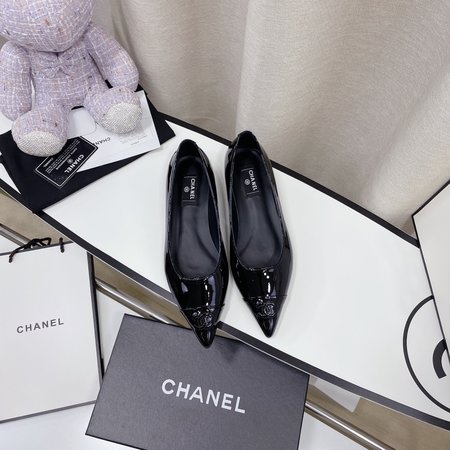 Chanel women s sheepskin shoes