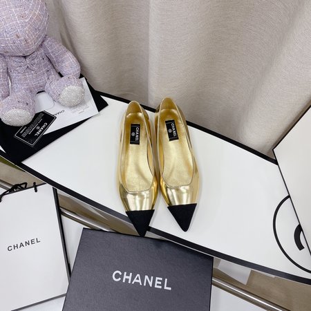 Chanel women s sheepskin shoes