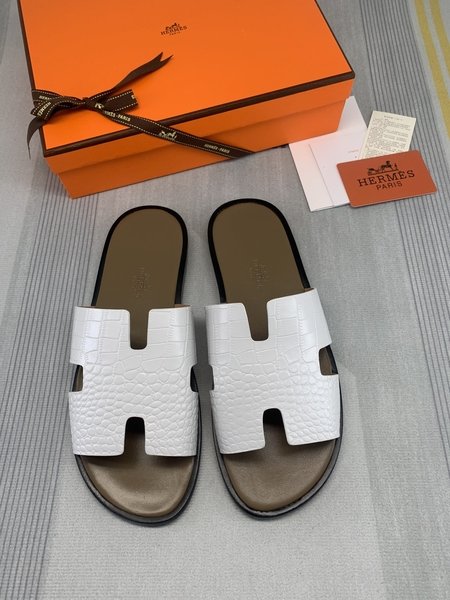 Hermes First layer calfskin slippers