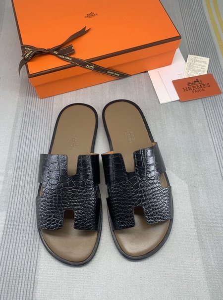 Hermes First layer calfskin slippers