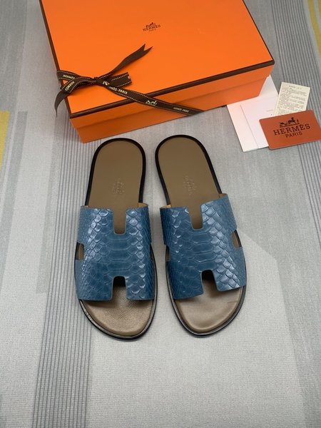 Hermes First layer calfskin slippers