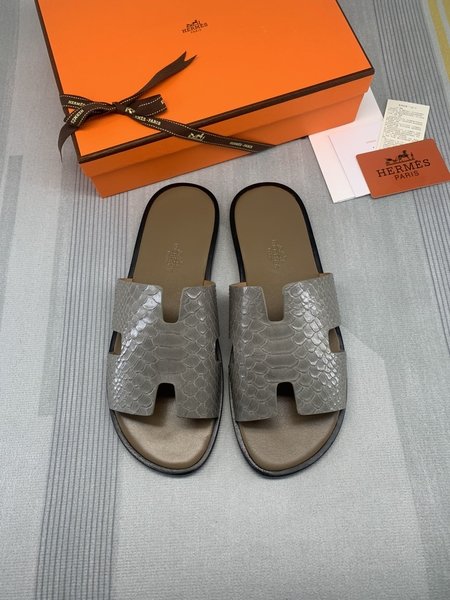 Hermes First layer calfskin slippers