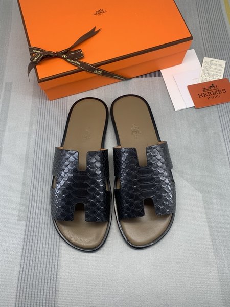 Hermes First layer calfskin slippers