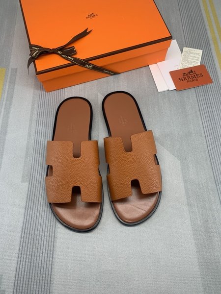 Hermes First layer calfskin slippers