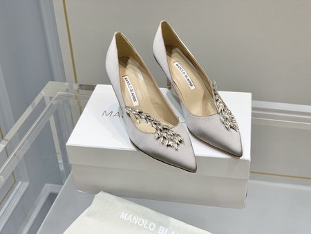 Manolo Blahnik rhinestone high heels