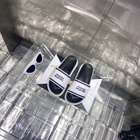 Alexander McQueen Color Block Beach Slides