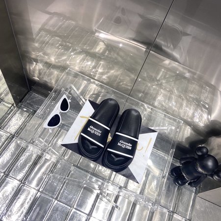 Alexander McQueen Color Block Beach Slides