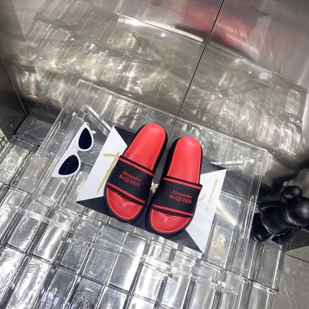Alexander McQueen Color Block Beach Slides