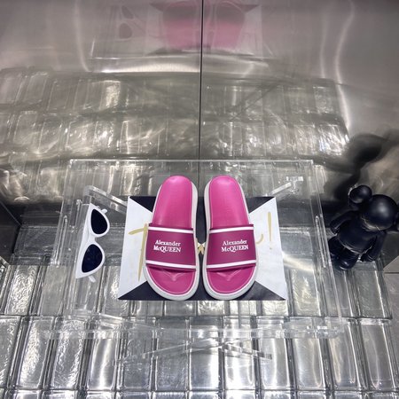 Alexander McQueen Color Block Beach Slides