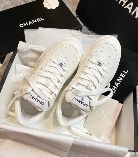 Chanel calfskin sneakers