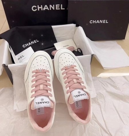 Chanel calfskin sneakers