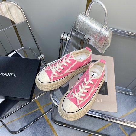 Chanel Platform Espadrilles