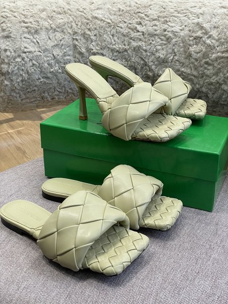 Bottega Veneta Handwoven Sheepskin Slippers