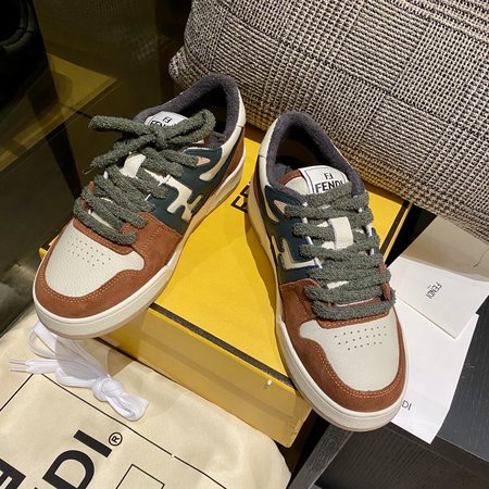 Fendi Classic Full Suede Sneakers