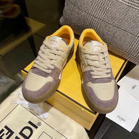 Fendi Classic Full Suede Sneakers