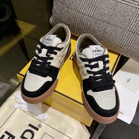 Fendi Classic Full Suede Sneakers