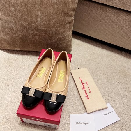 Chanel Fila bowknot flat shoes