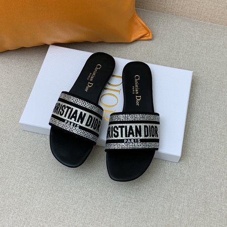 Dior Dway Flat Sandals/Slippers