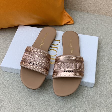 Dior Dway Flat Sandals/Slippers