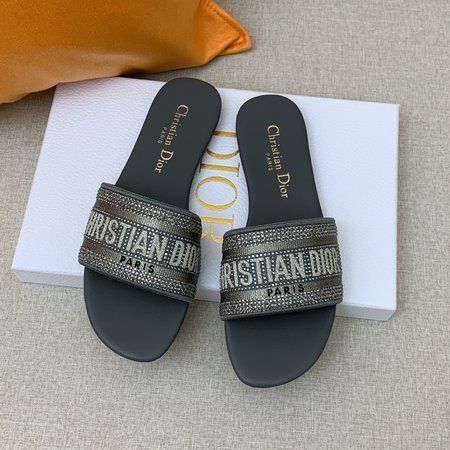 Dior Dway Flat Sandals/Slippers