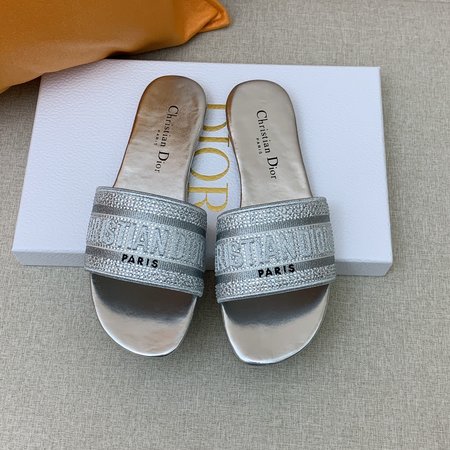 Dior Dway Flat Sandals/Slippers