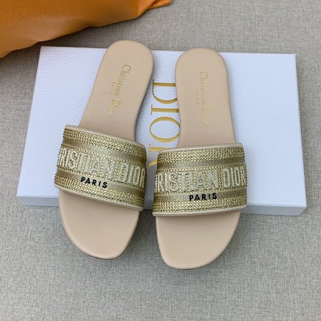 Dior Dway Flat Sandals/Slippers