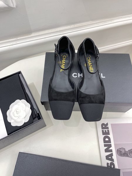 Chanel Classic Flat Ladies Premium Fabric Comfort Fit