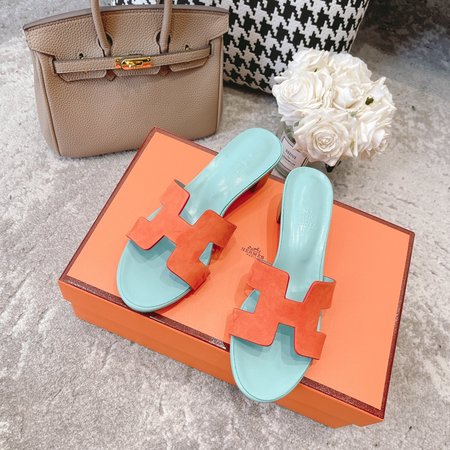 Hermes Macaron H slippers