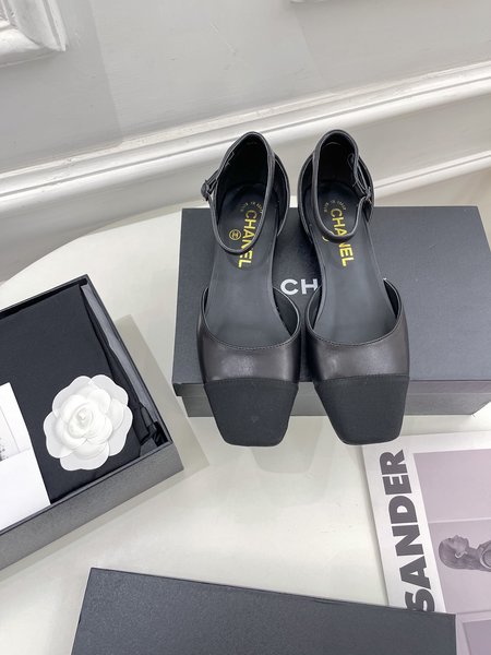 Chanel Classic Flat Ladies Premium Fabric Comfort Fit