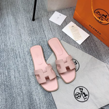 Hermes H slippers classic