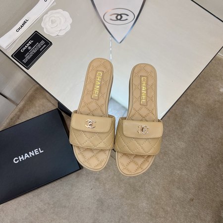 Chanel Argyle Pearl Slippers