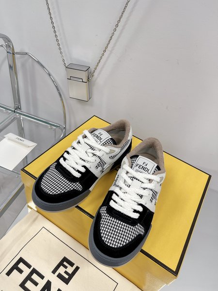 Fendi Match basketball sneakers