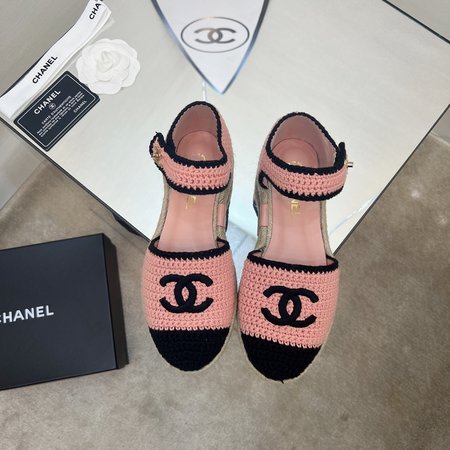 Chanel Handwoven Espadrilles Sandals