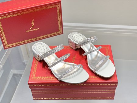 Christian Louboutine RC classic Cleo crystal hot diamond high-heeled sandals