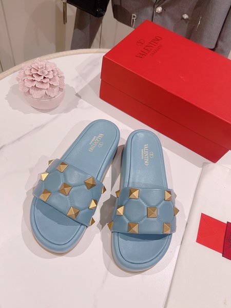 Valentino Buttoned beach sandals and slides