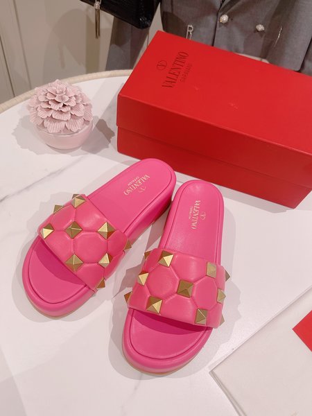 Valentino Buttoned beach sandals and slides