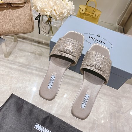 Prada drill slippers