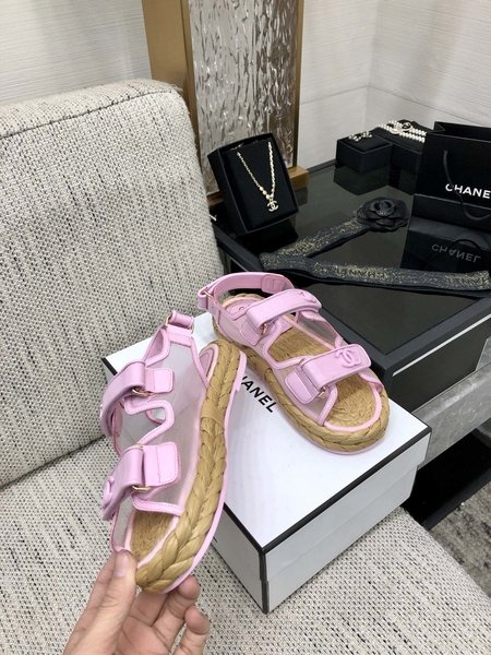 Chanel Velcro sandals