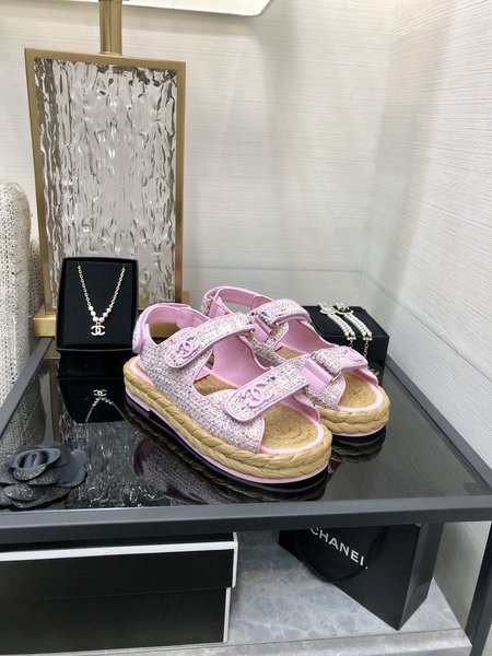 Chanel Velcro sandals