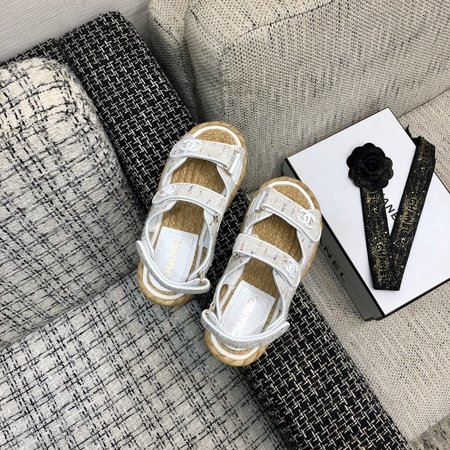 Chanel Velcro sandals