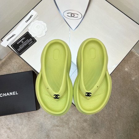 Chanel Medieval flip flops