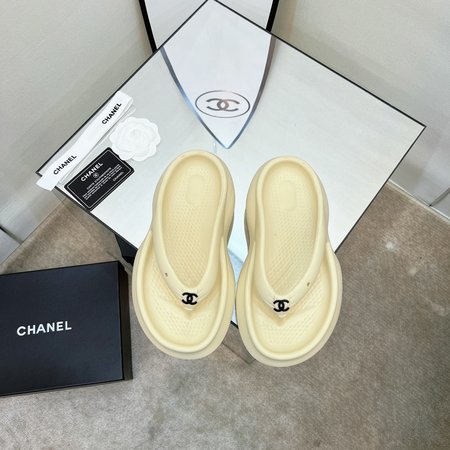 Chanel Medieval flip flops