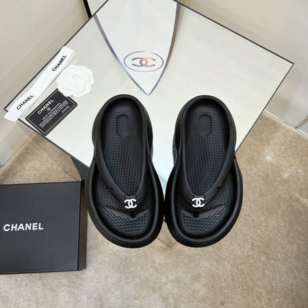 Chanel Medieval flip flops