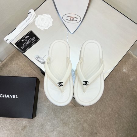 Chanel Medieval flip flops