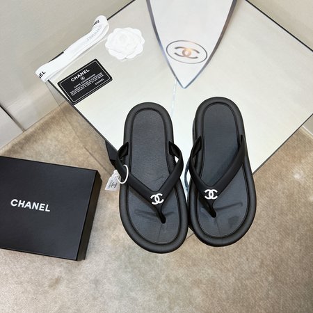 Chanel Medieval flip flops