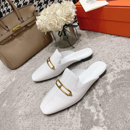 Hermes Muller Half Slippers