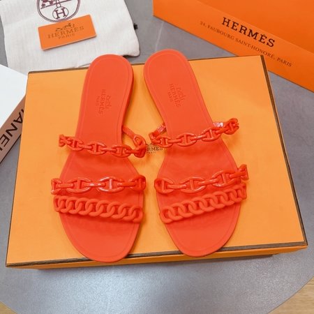 Hermes PVC slippers